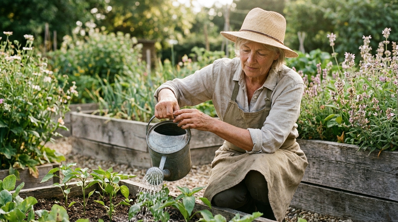 How Repeated Garden Tasks Create Rhythm