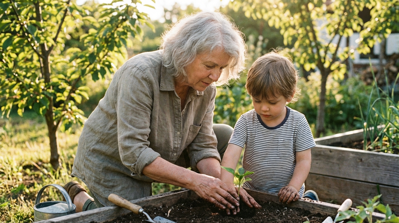 How Repetition Helps Grandchildren Learn Skills